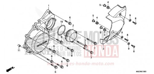 PANNEAU CARTER-MOTEUR G. CB1100NAJ de 2018